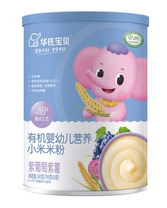 華氏寶貝有機(jī)嬰幼兒營養(yǎng)小米米粉（紫葡萄紫薯）